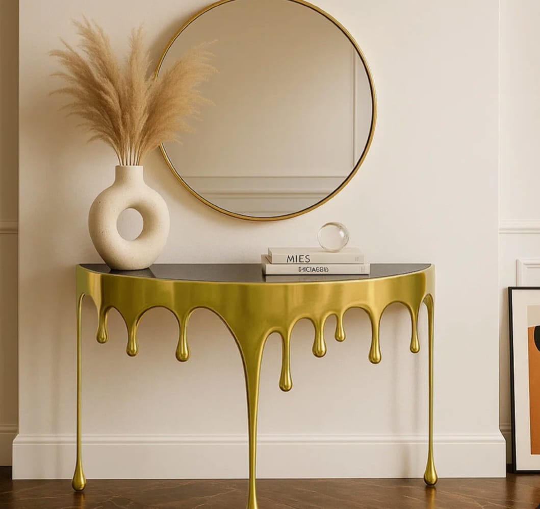 Capri Sofa Drip  Console Table