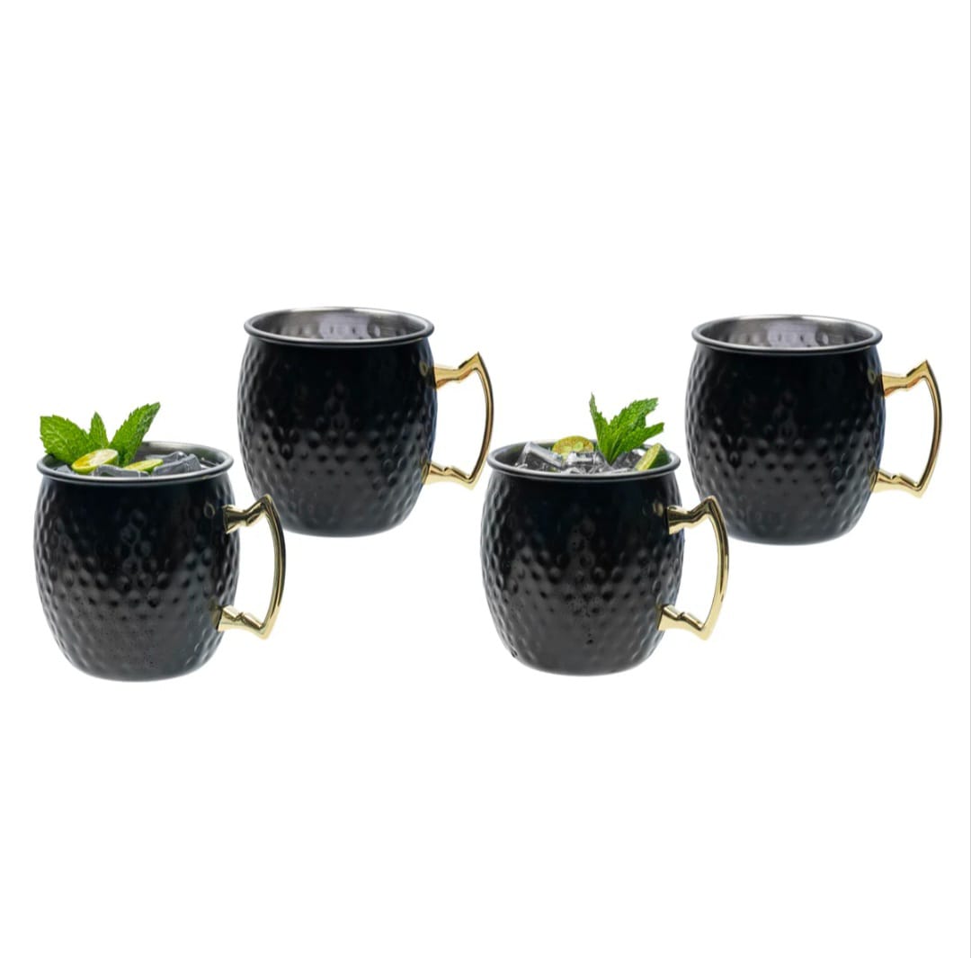 Mascow Hammered Mule Mugs Set of 4