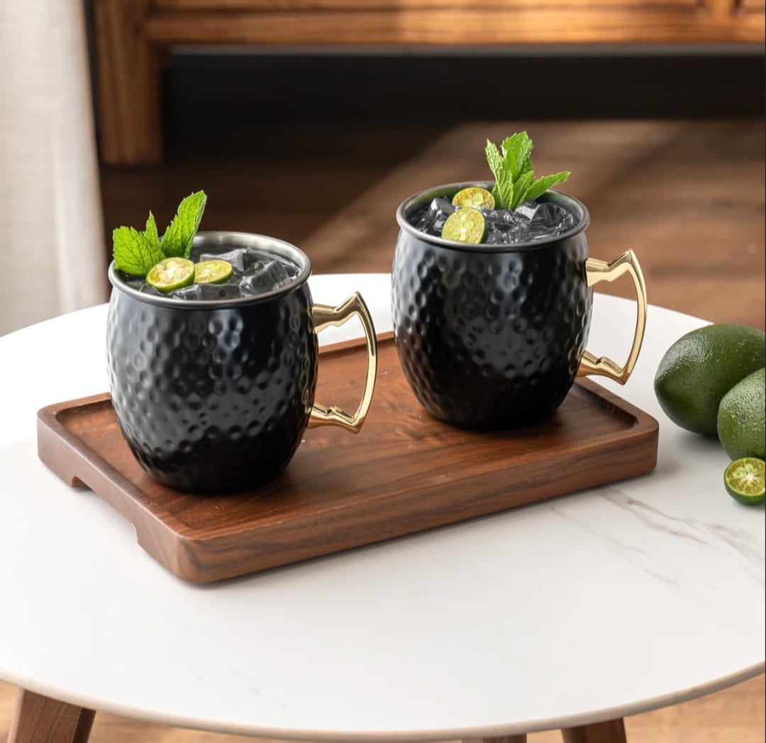 Mascow Hammered Mule Mugs Set of 4