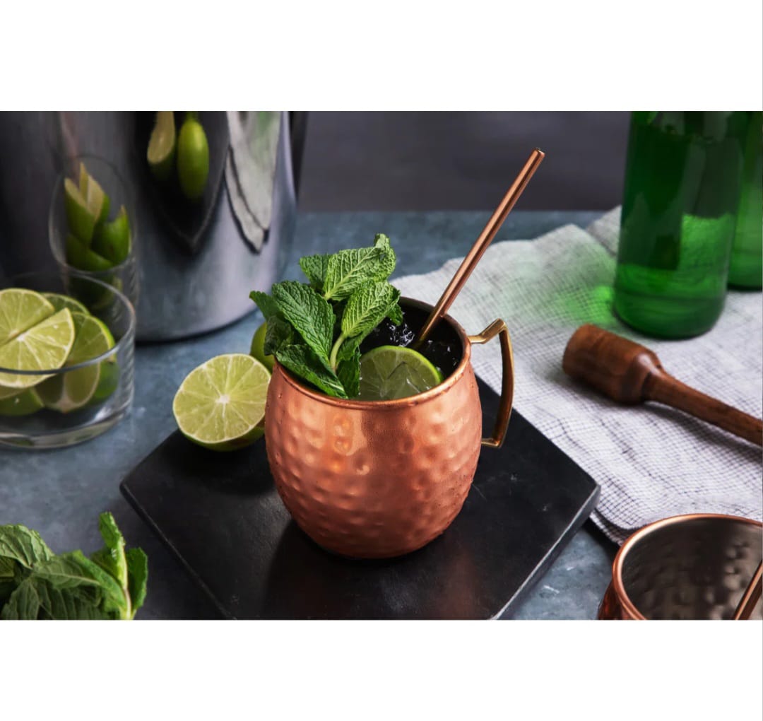 Sahara Hammered Mule Mugs Set of 4