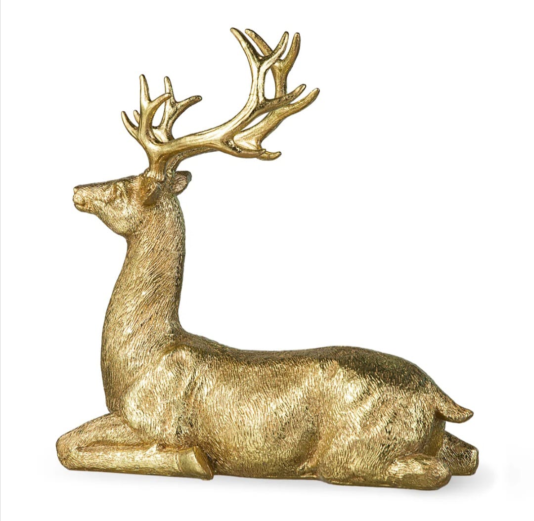 Resa  Christmas Lying Reindeer Table Decor