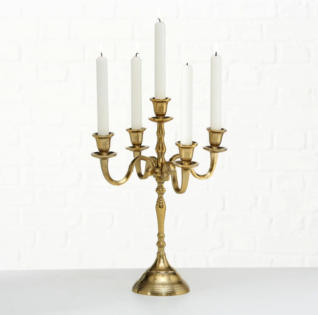 Hampton  Metal Tabletop Candelabra