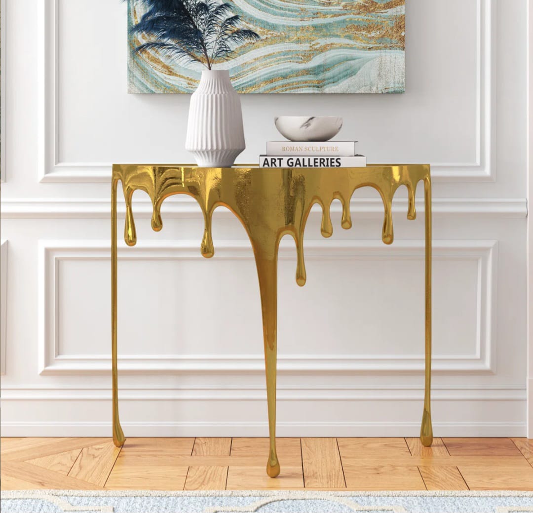 Moderna Drip Living Room Console Table