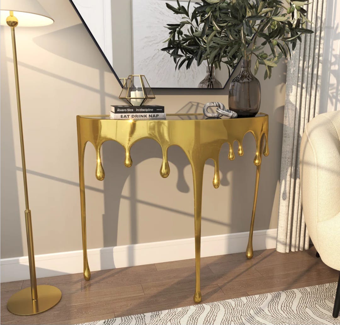 Moderna Drip Living Room Console Table