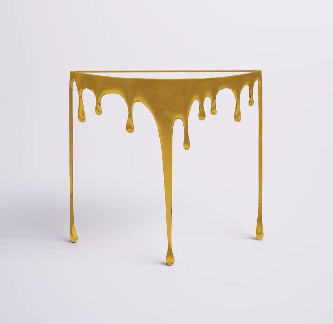 Moderna Drip Living Room Console Table