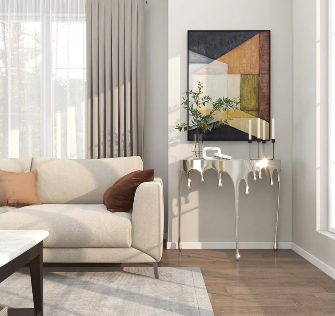 Laara  Drip Living Room Console Table