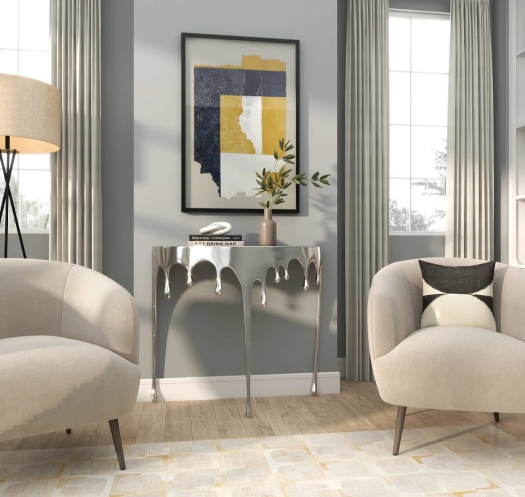 Laara  Drip Living Room Console Table