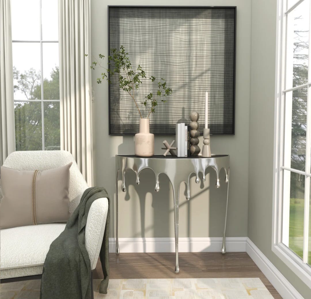 Laara  Drip Living Room Console Table
