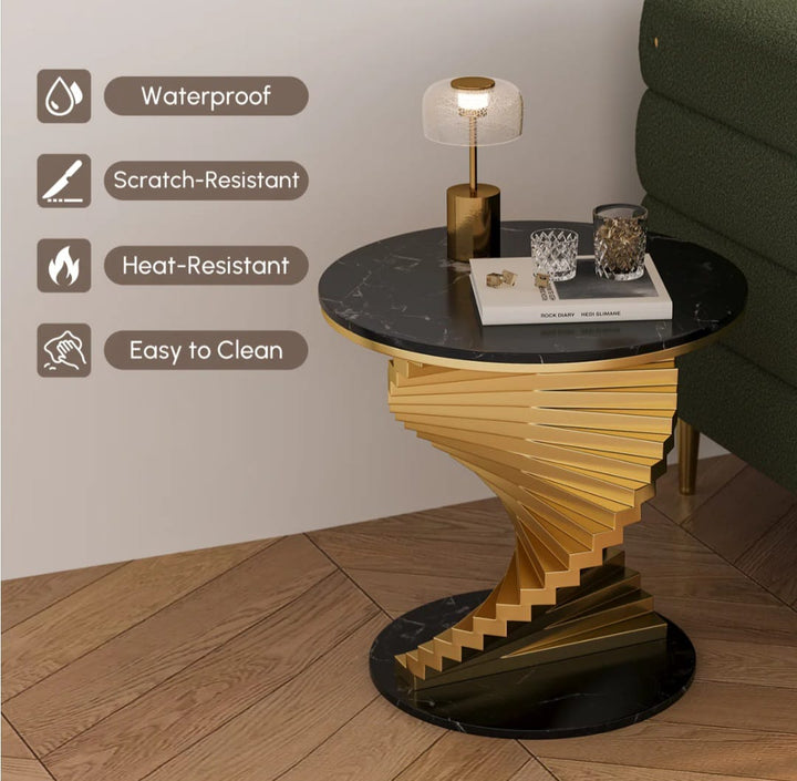 Runa Scarlett Gold Table