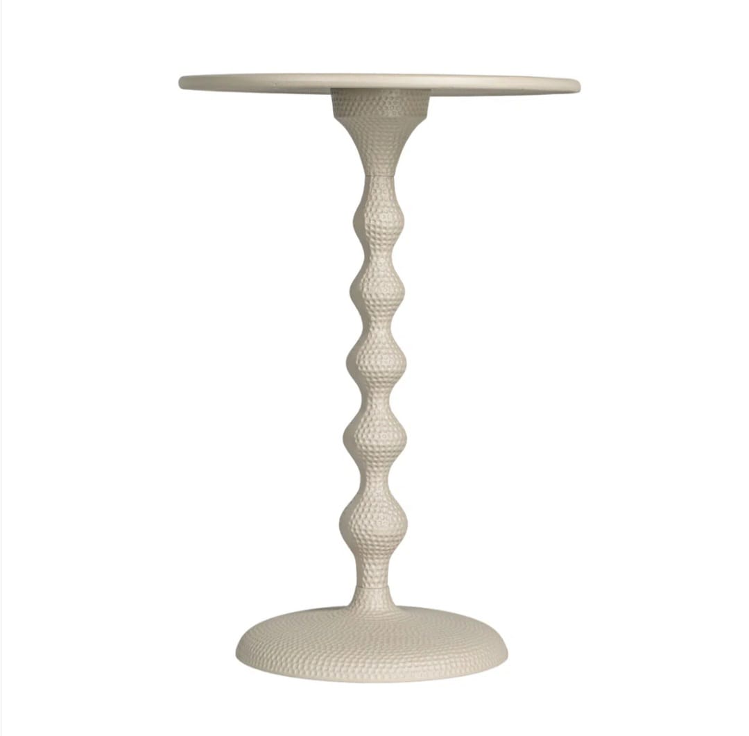 Eden Hammered Metal Side Table