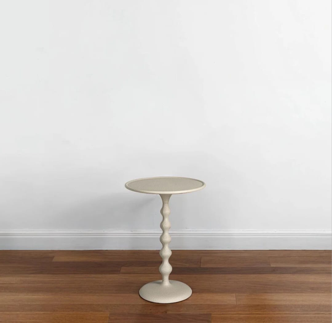 Eden Hammered Metal Side Table