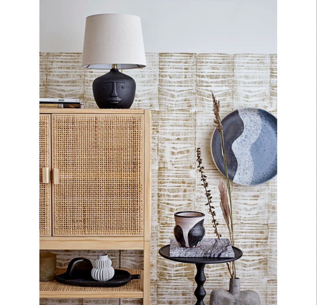 Emara  Hammered Metal Side Table