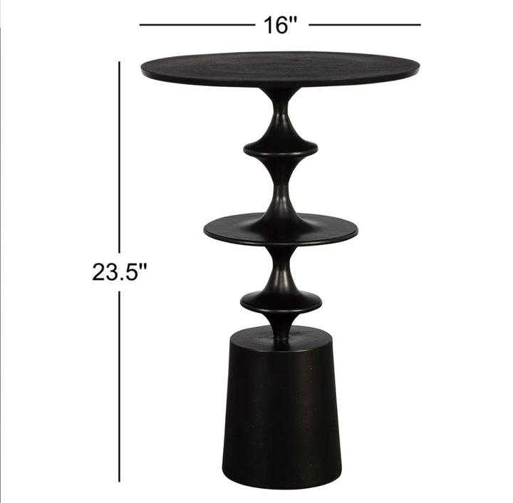 Lana  Brass Accent Table