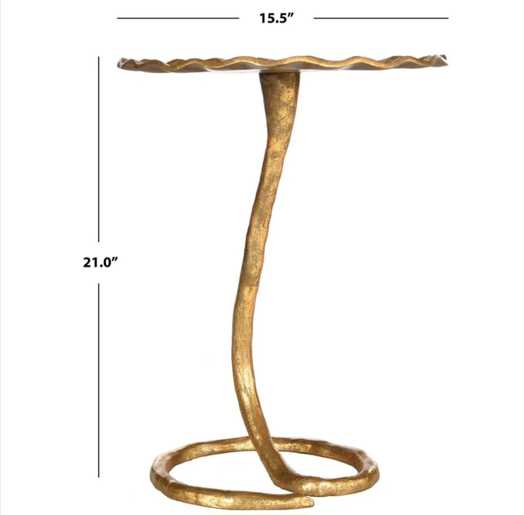 Medora    Textured   Drink   Table