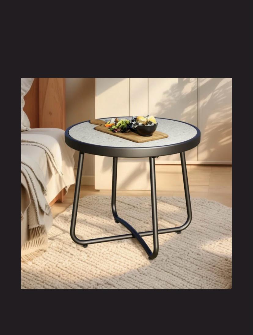 Ebaar  Round Outdoor Side Table