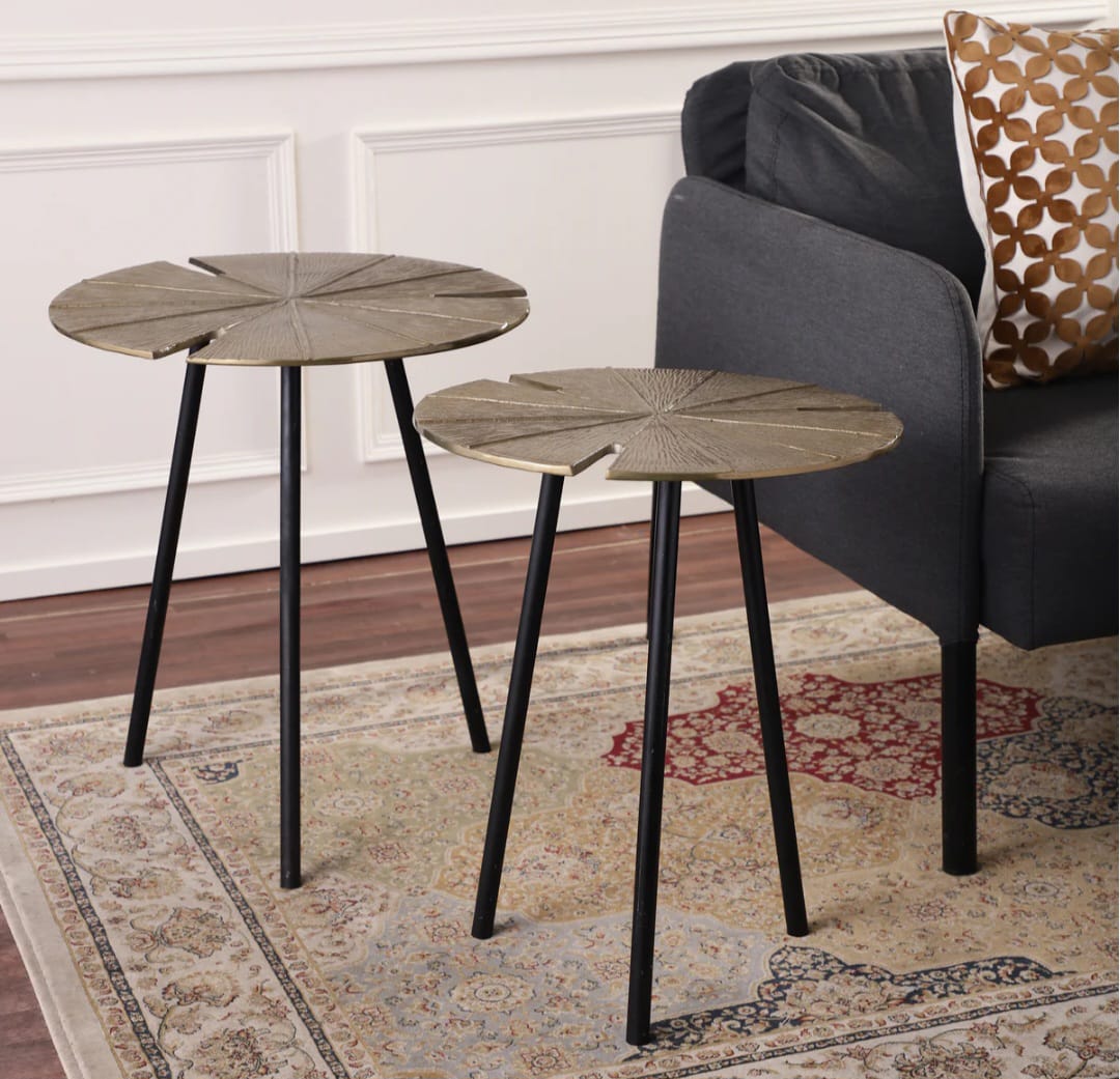 Evaan Drop Leaf Coffee Table Set of 2