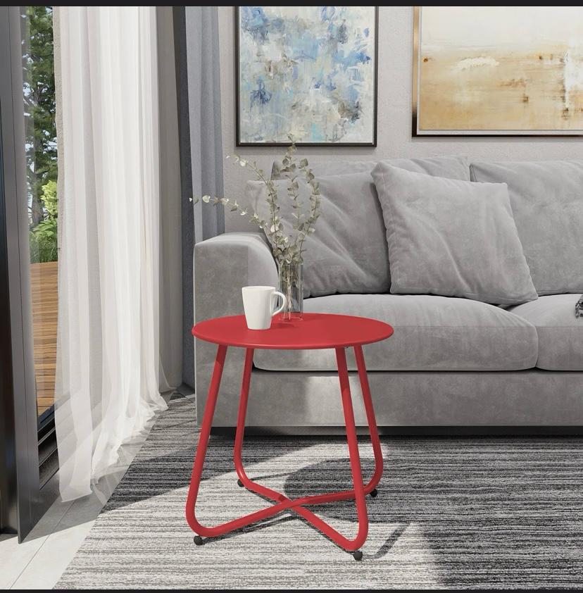 Evrona Round Outdoor Side Table