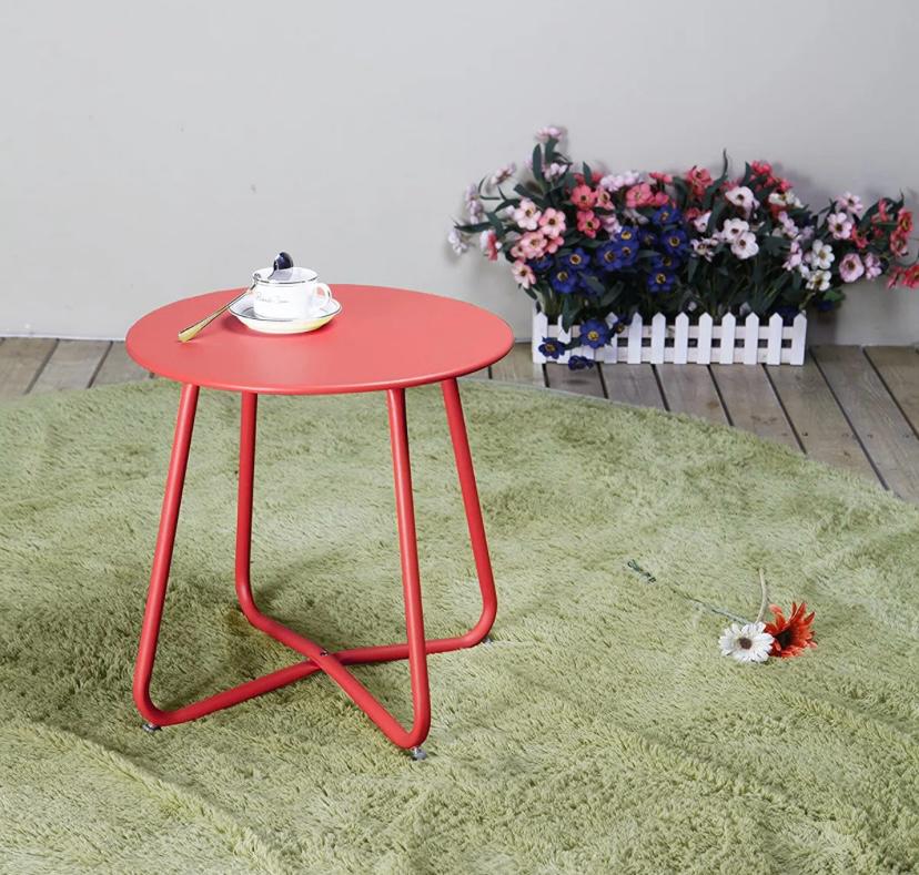 Evrona Round Outdoor Side Table