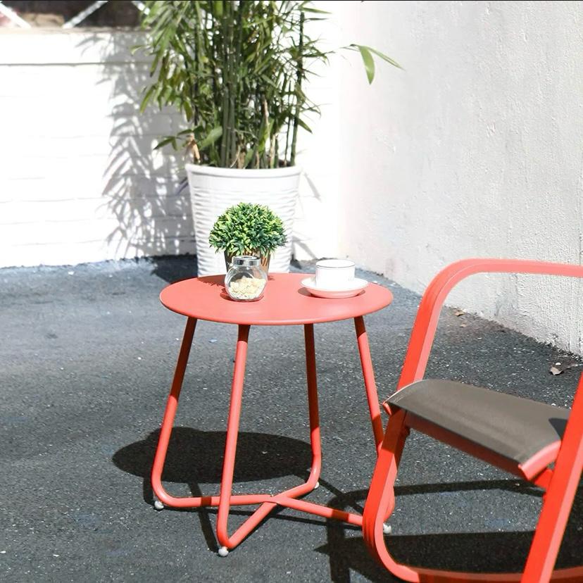 Evrona Round Outdoor Side Table