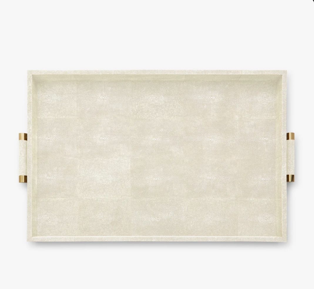 Classic Shagreen Butler Tray