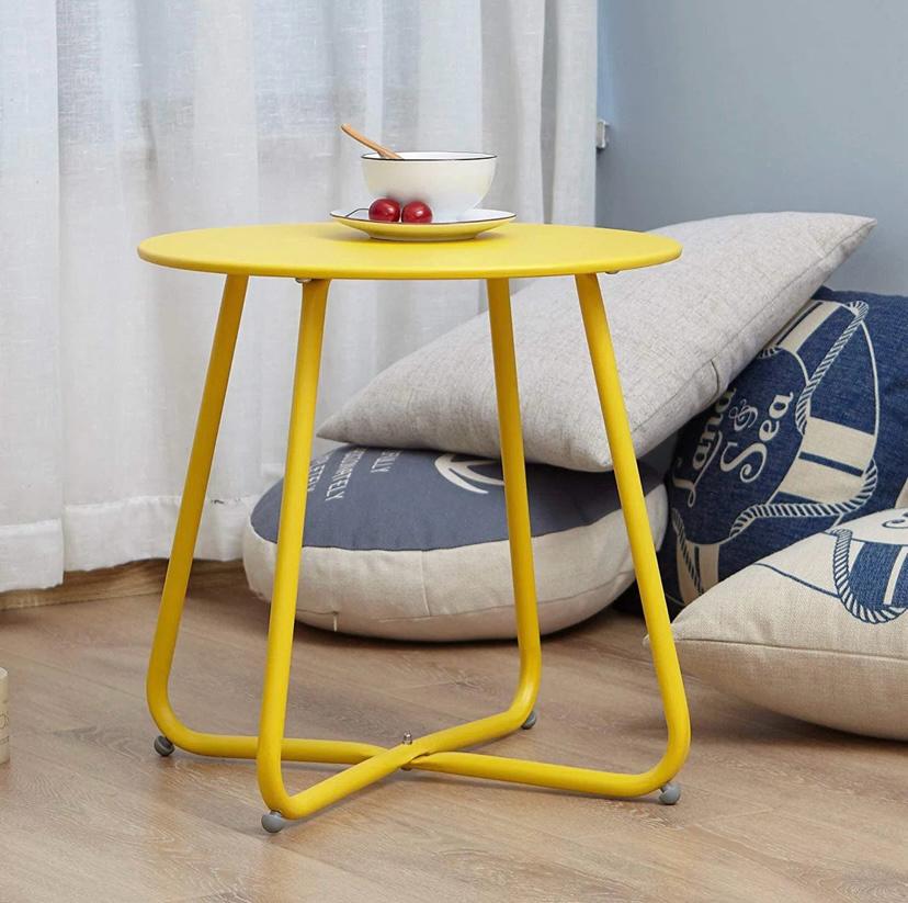 Evmora  Round Outdoor Side Table