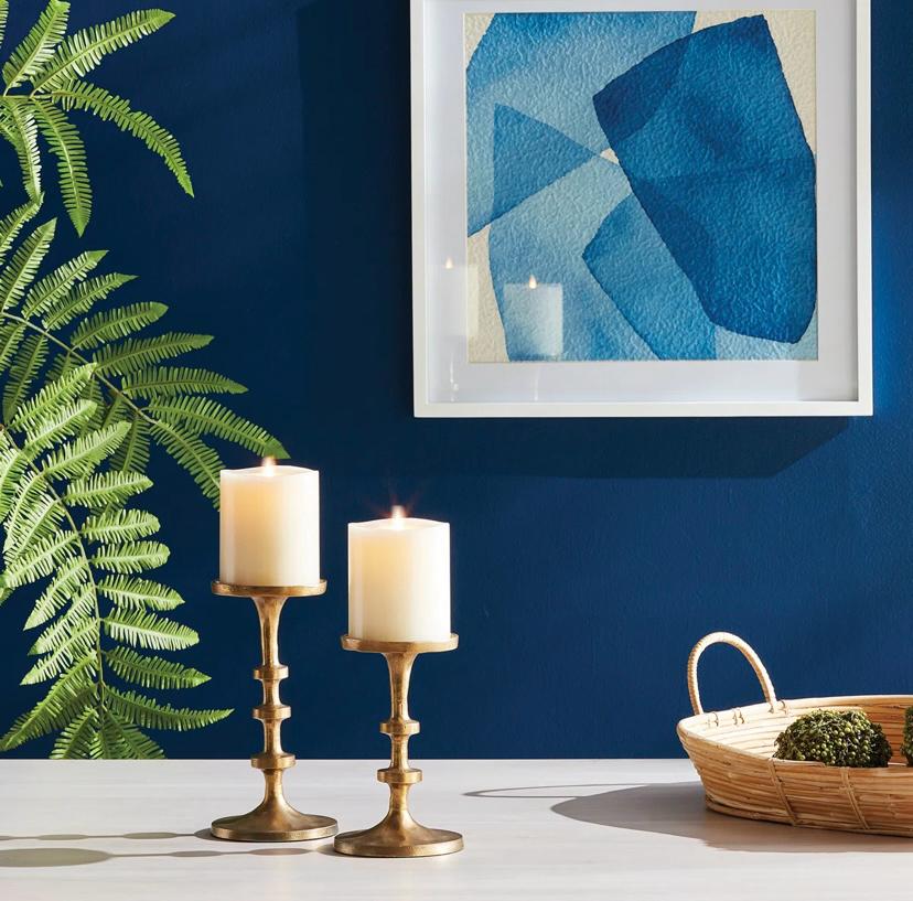 Amaar  Gold   Candleholders   Set   of   2