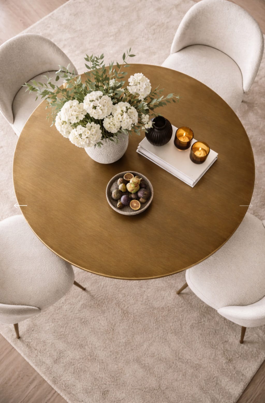 SOLARO ROUND DINING TABLE