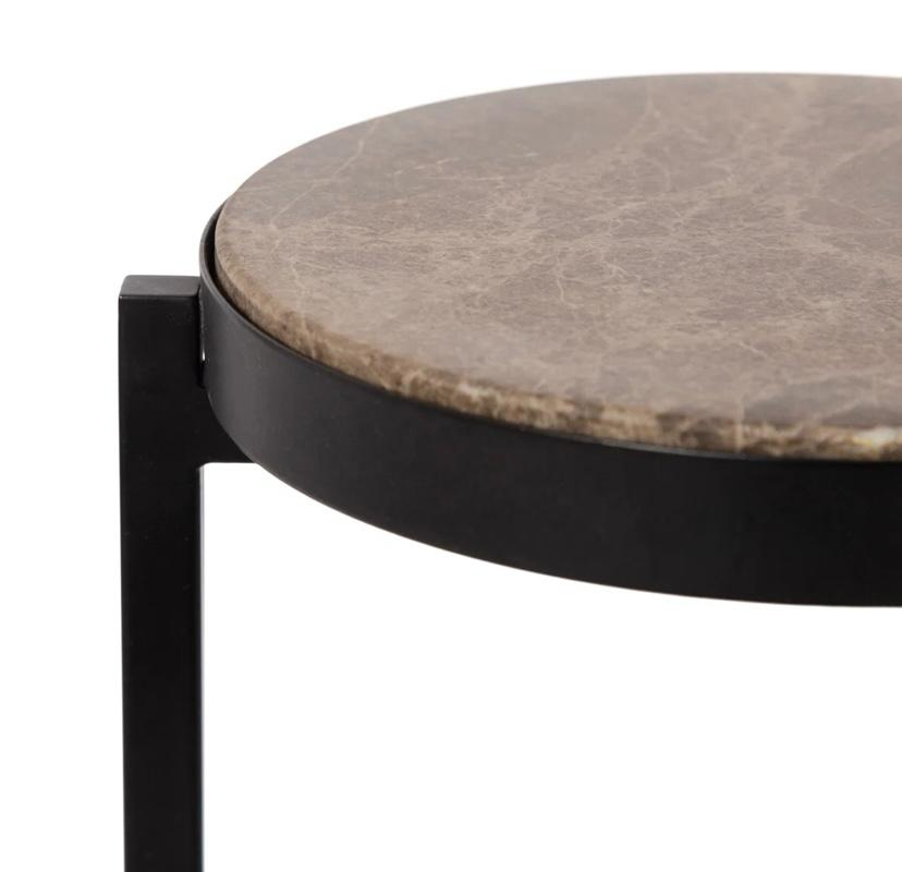 MARGO ROUND METAL DRINK TABLE