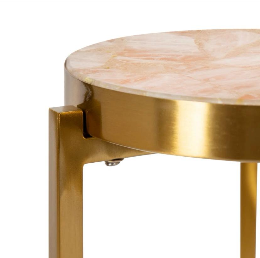 Vare Round metal drink table
