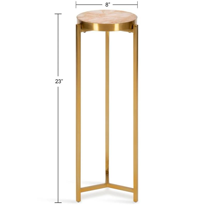 Vare Round metal drink table