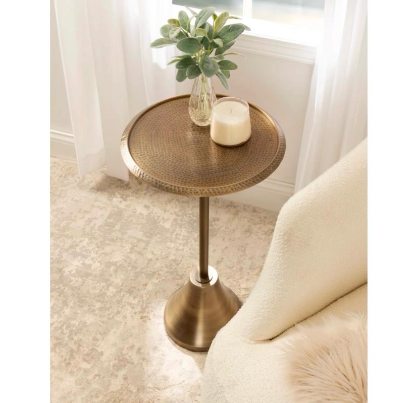 Alex-May Iron Top End Table