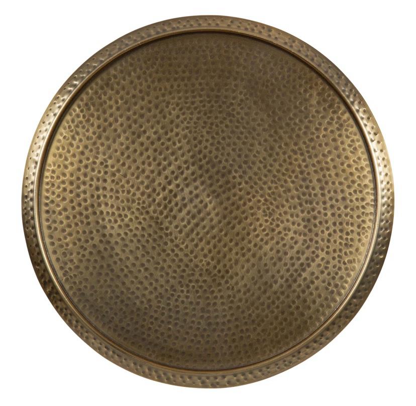 Alex-May Iron Top End Table