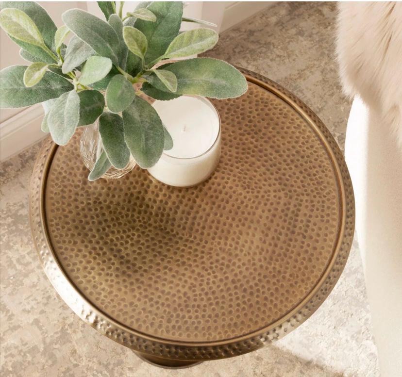 Alex-May Iron Top End Table