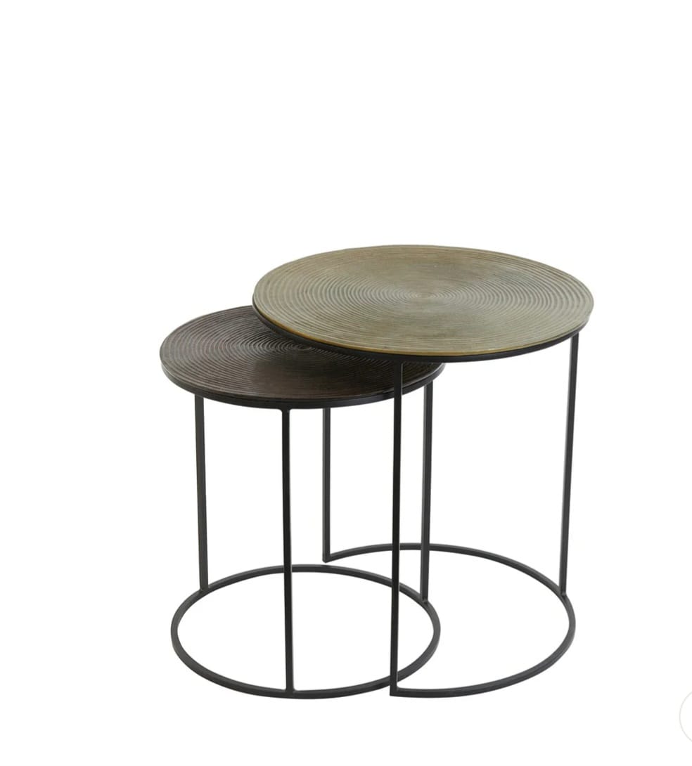 Talca set of 2 side table