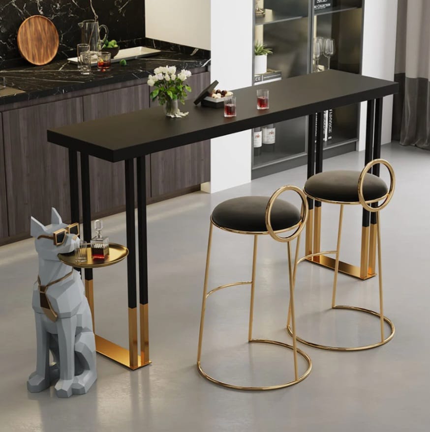 Anabila dog sculpture end  table