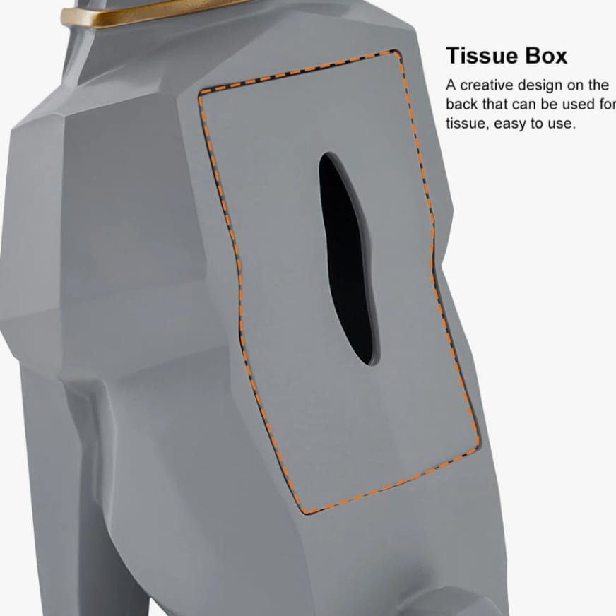 Anabila dog sculpture end  table