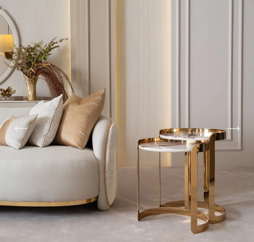 Tropez nesting table set of 2