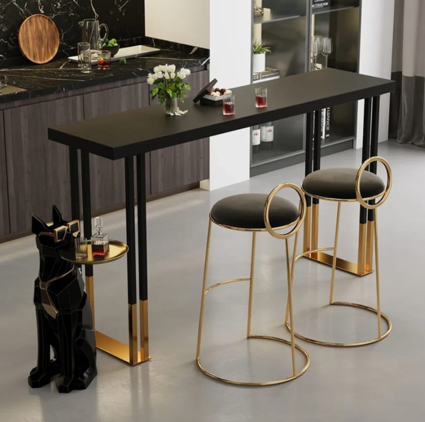 Maklin dog sculpture end table