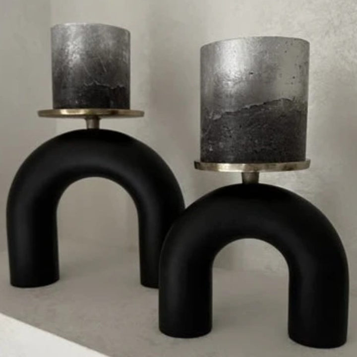 Livi candle holder set of 2