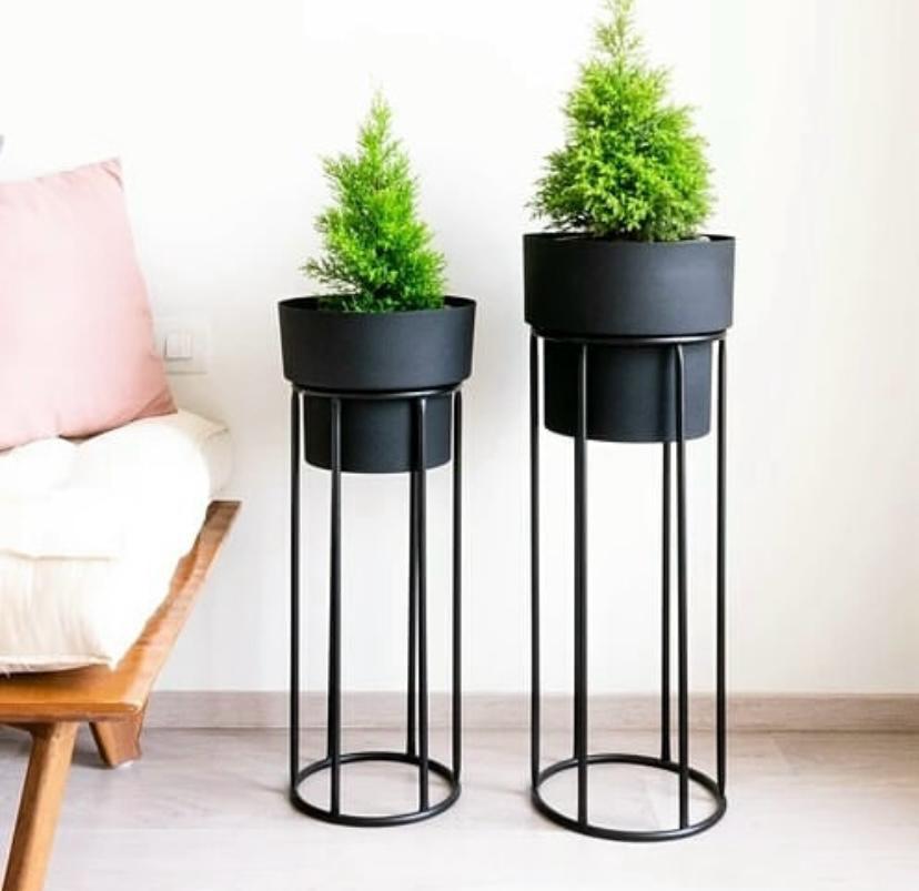 Magolia  Planters   Set   of   2