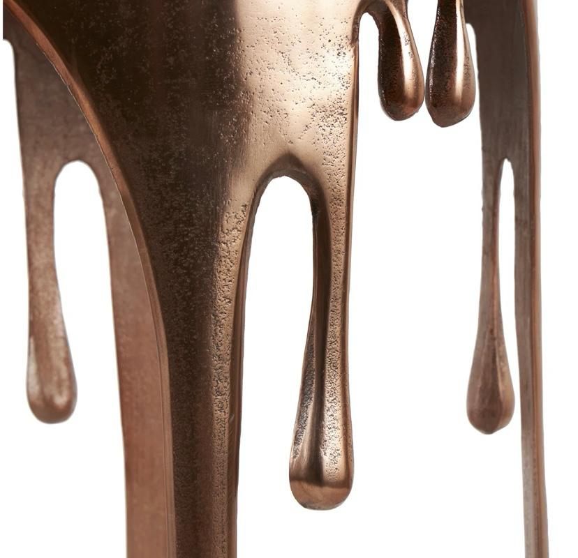 Deco Melting Drip Side End Accent Table