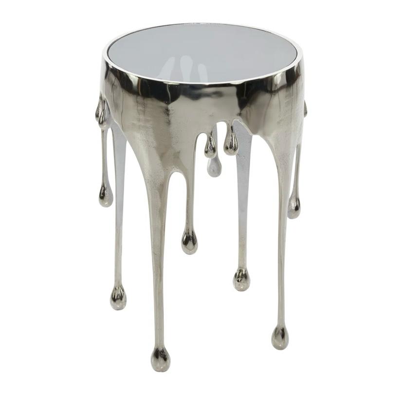 Adore Melting Drip Side End Accent Table