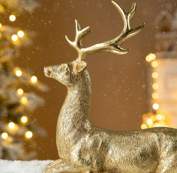 Resa  Christmas Lying Reindeer Table Decor