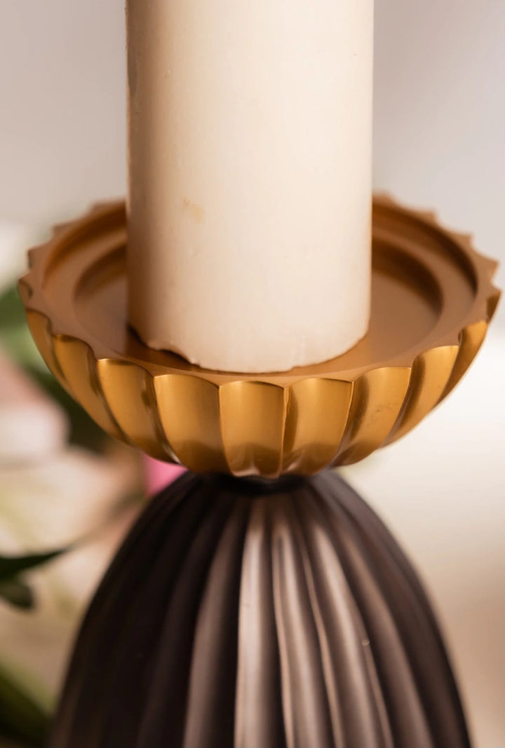 Sahara bloom candle stand set of 2