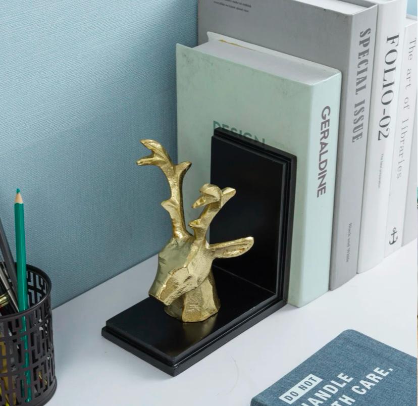 Roxa  Gold Decorative Bookkends set of 2