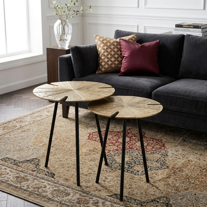 Evaan Drop Leaf Coffee Table Set of 2