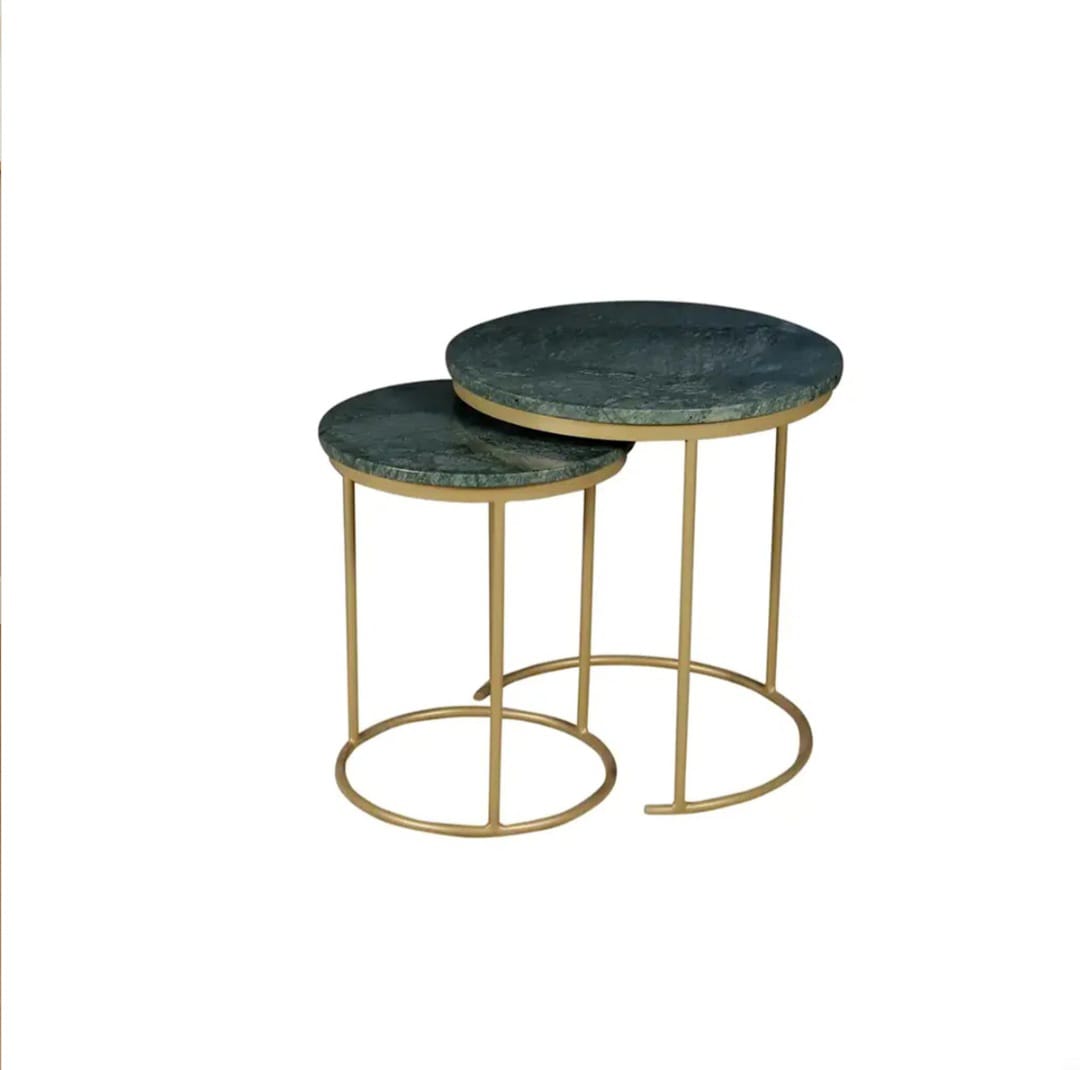 Zora    Round   Nesting   Table   Set   of   2