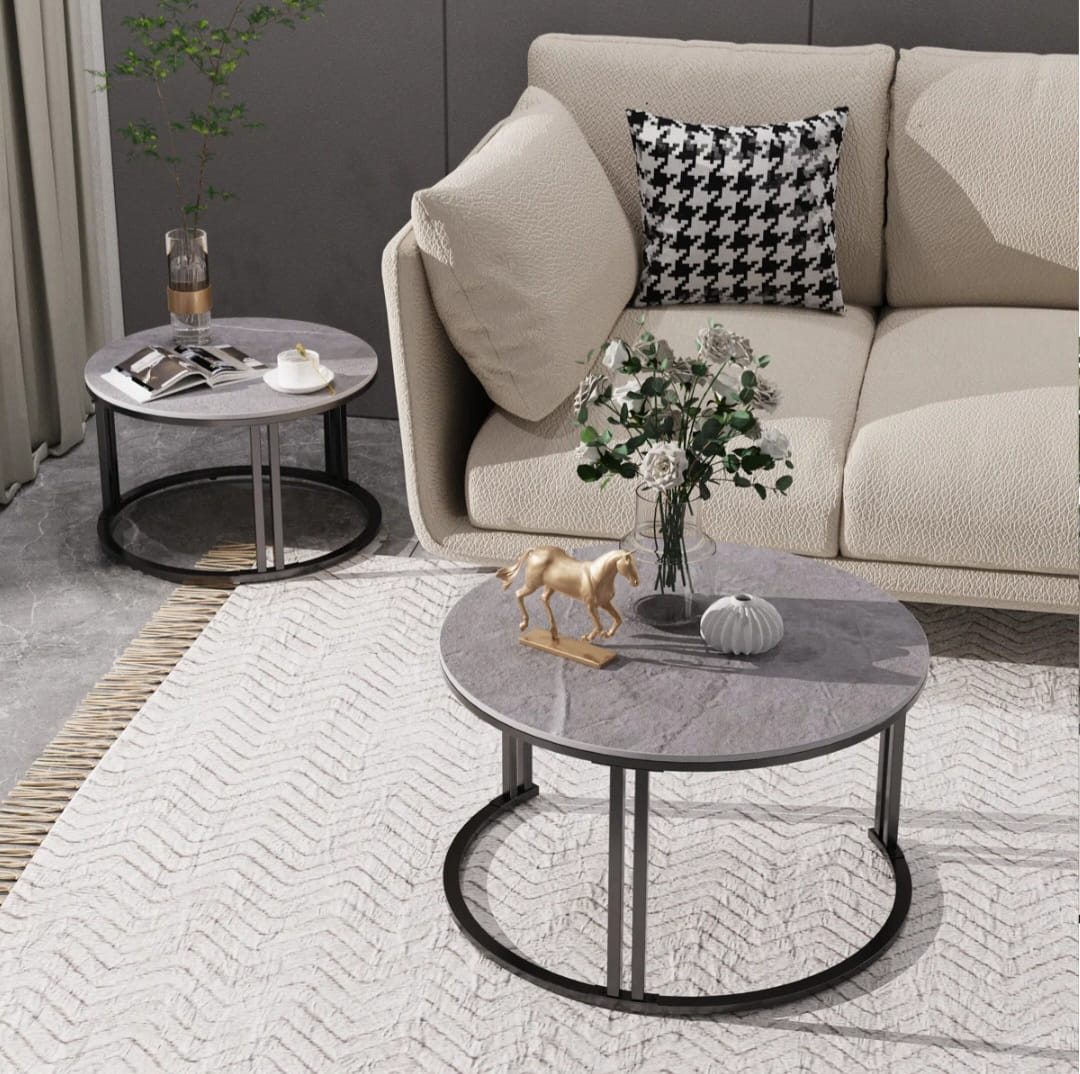 Jakesha marble  Top Nesting Coffee Table