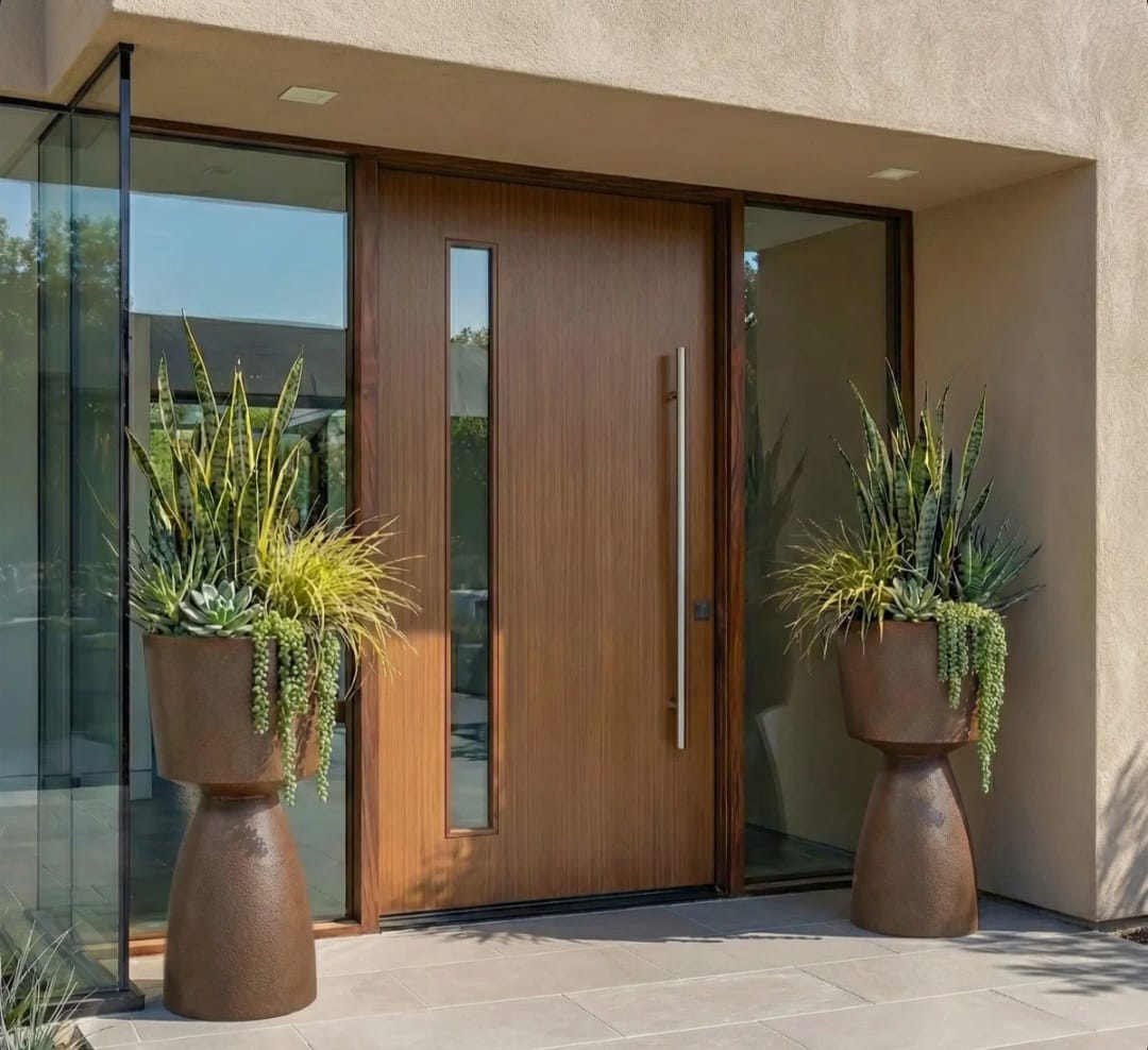 Samara Luxury Metal  Planter set of 2