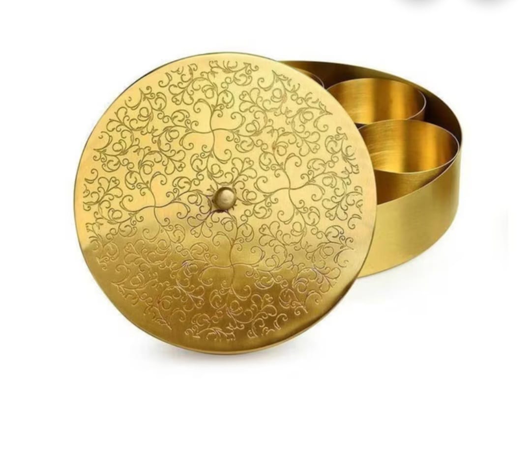 spice box Brass indian handmade